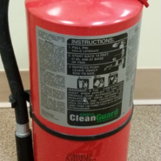 SERVER ROOM FIRE EXTINGUISHER