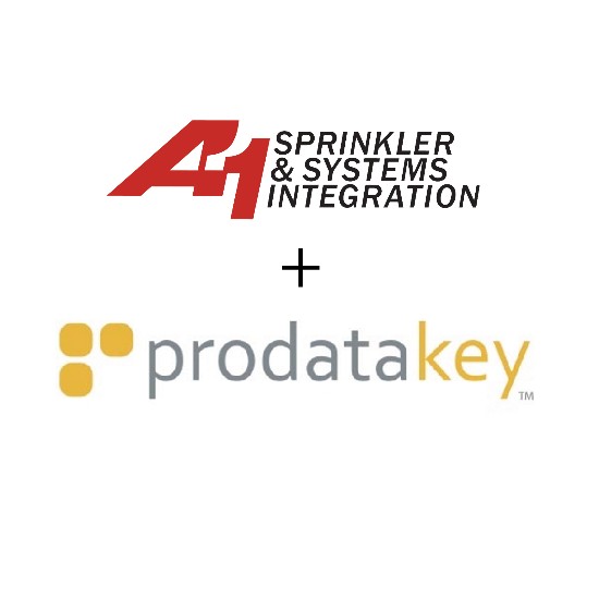 CERTIFIED PARTNER PRESS RELEASE: A1 SPRINKLER & SYSTEMS INTEGRATION + PRODATAKEY
